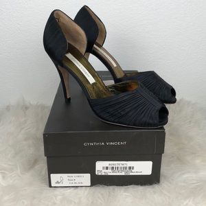 NEW Cynthia Vincent‎ Loreli D’Orsay Pump Black 8